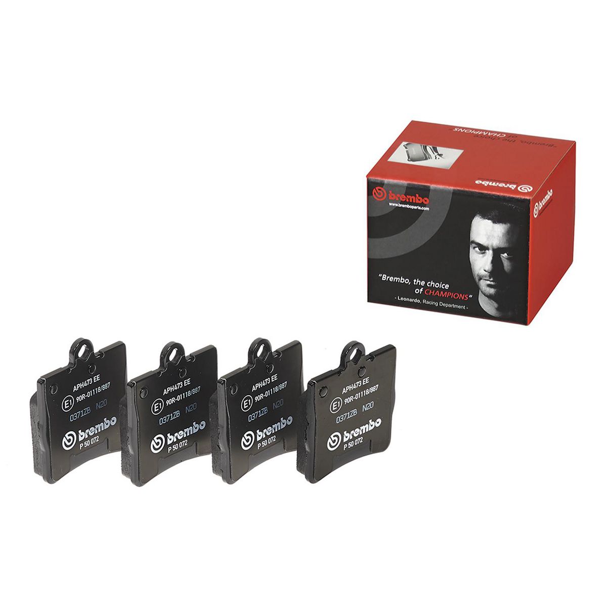 Brembo Brake Pad Set (Low-Met) P50072