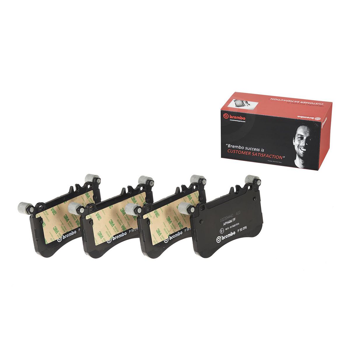 Brembo Brake Pad Front Set (Low-Met) P50098