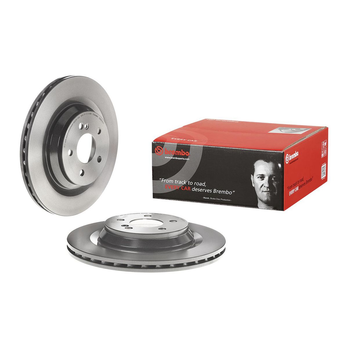 Brembo OE Brake Rotor Single Rear 09.A818.11
