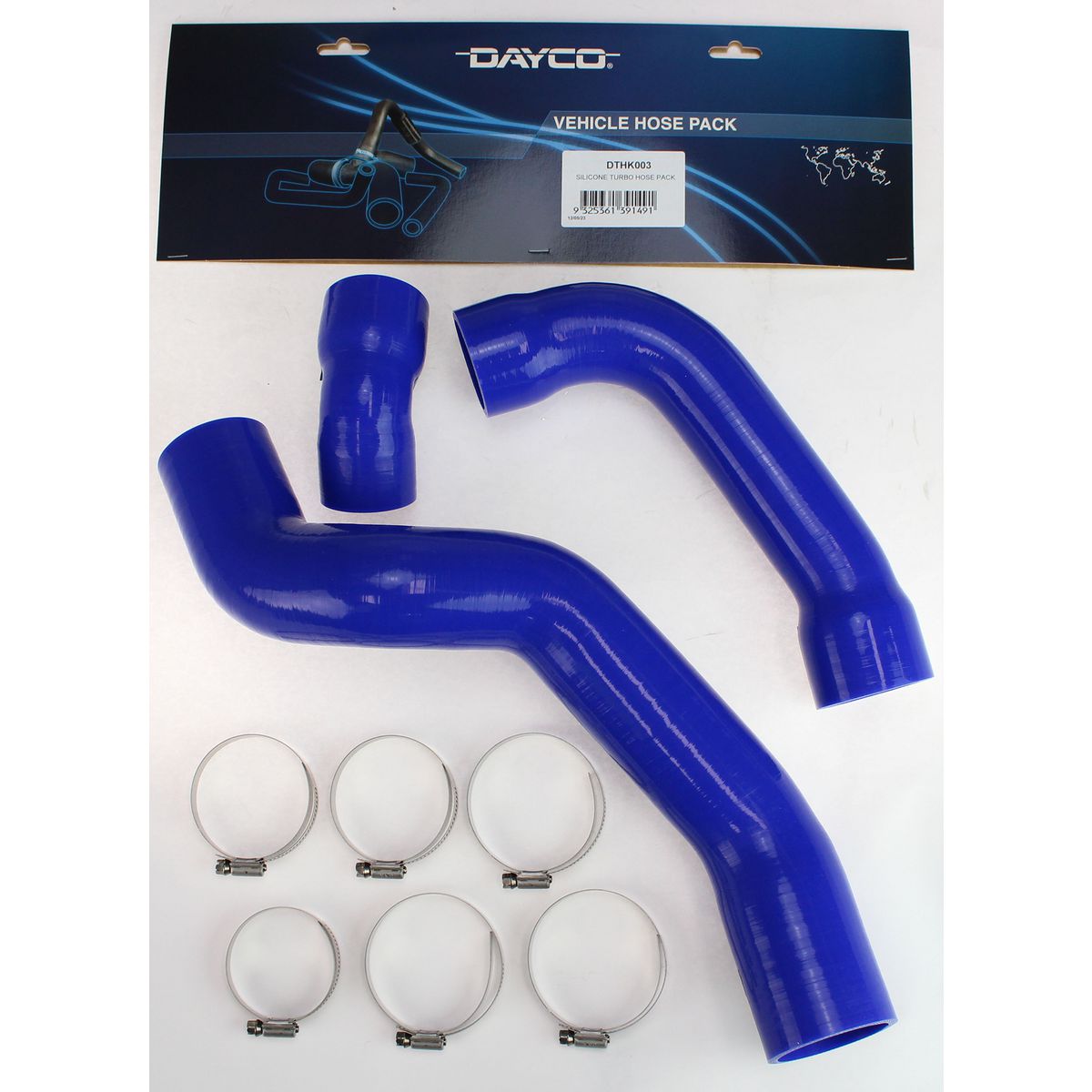 Dayco Turbocharger Intercooler Silicone Hose Pack DTHK003