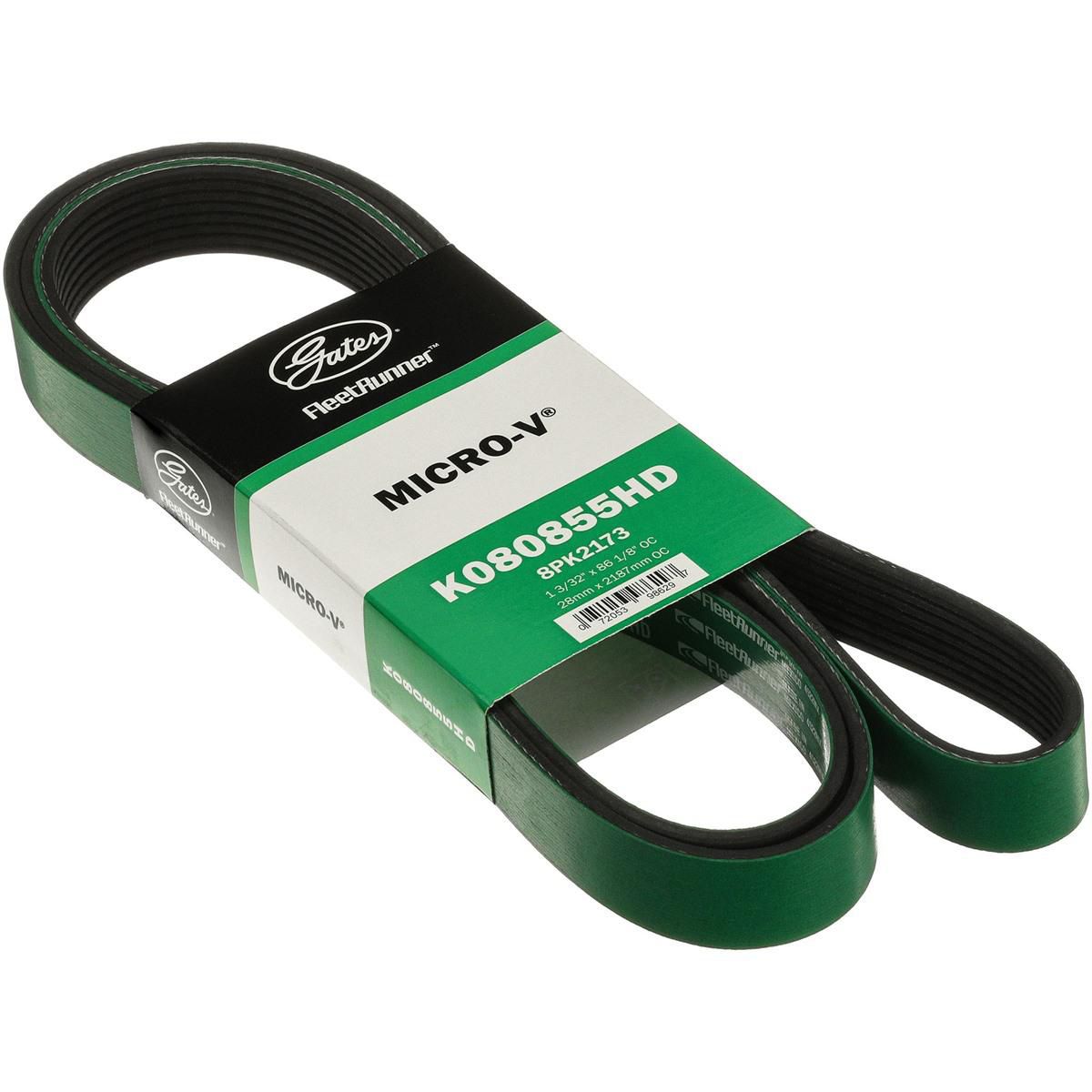 Gates Heavy Duty Micro-V Belt 8PK2173HD