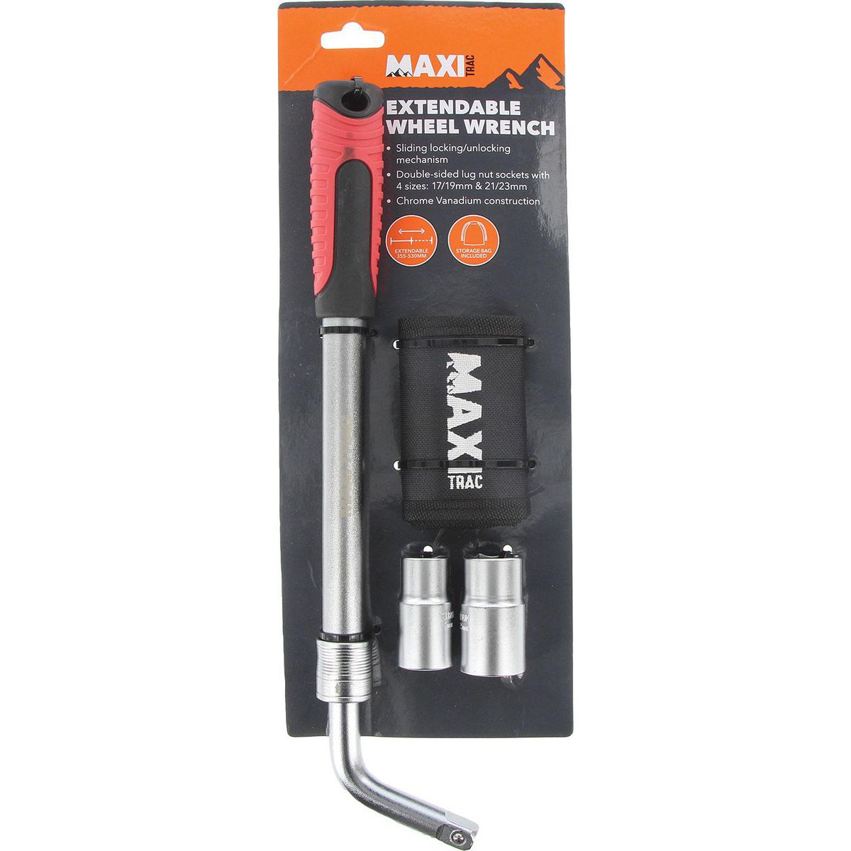 Maxi Trac Extendable Wheel Wrench MTWBE