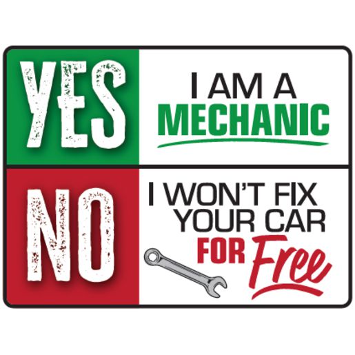 Gear Up Metal Sign - Yes/No RTSGS24YESNO