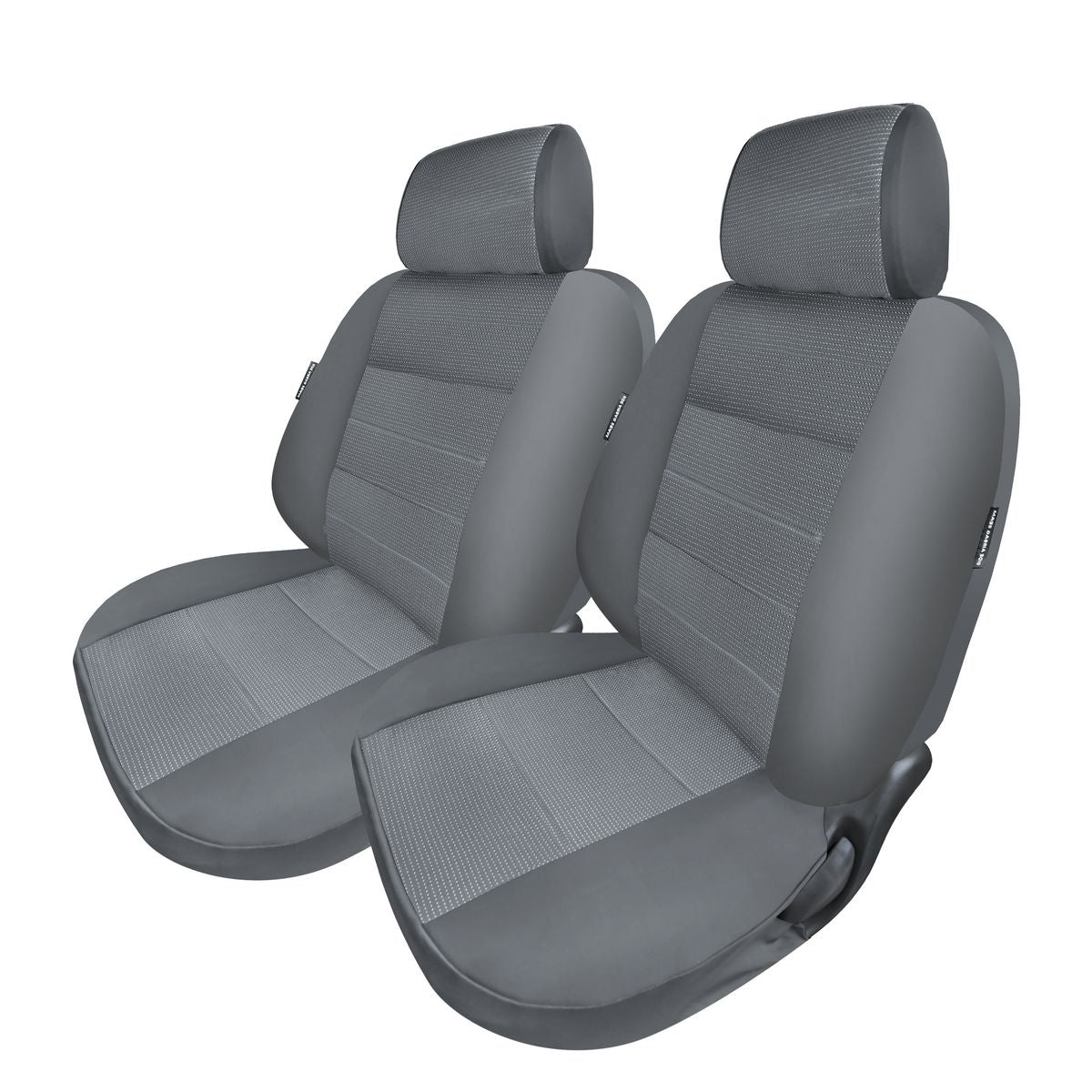 True Fit Tailored Fit Front & Rear Car Seat Covers Polyester, Grey - Set ISDMAX20DC