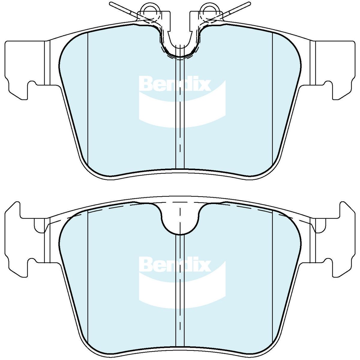 Bendix Euro+ Disc Pad Set DB2512 EURO+