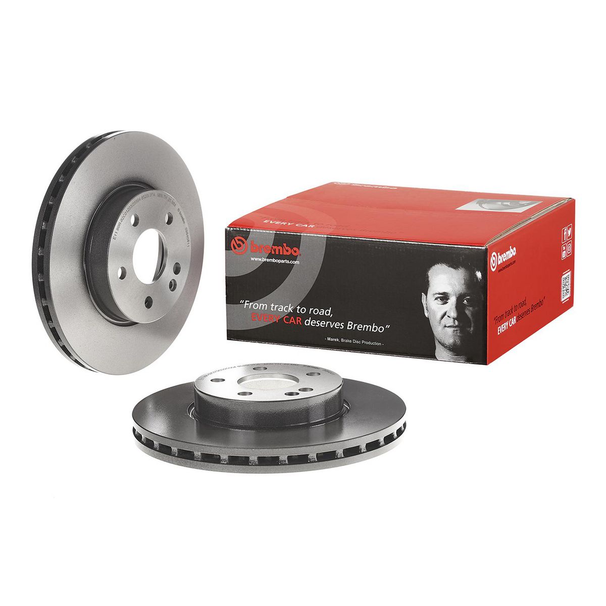 Brembo OE Brake Rotor Single Front 09.8404.11