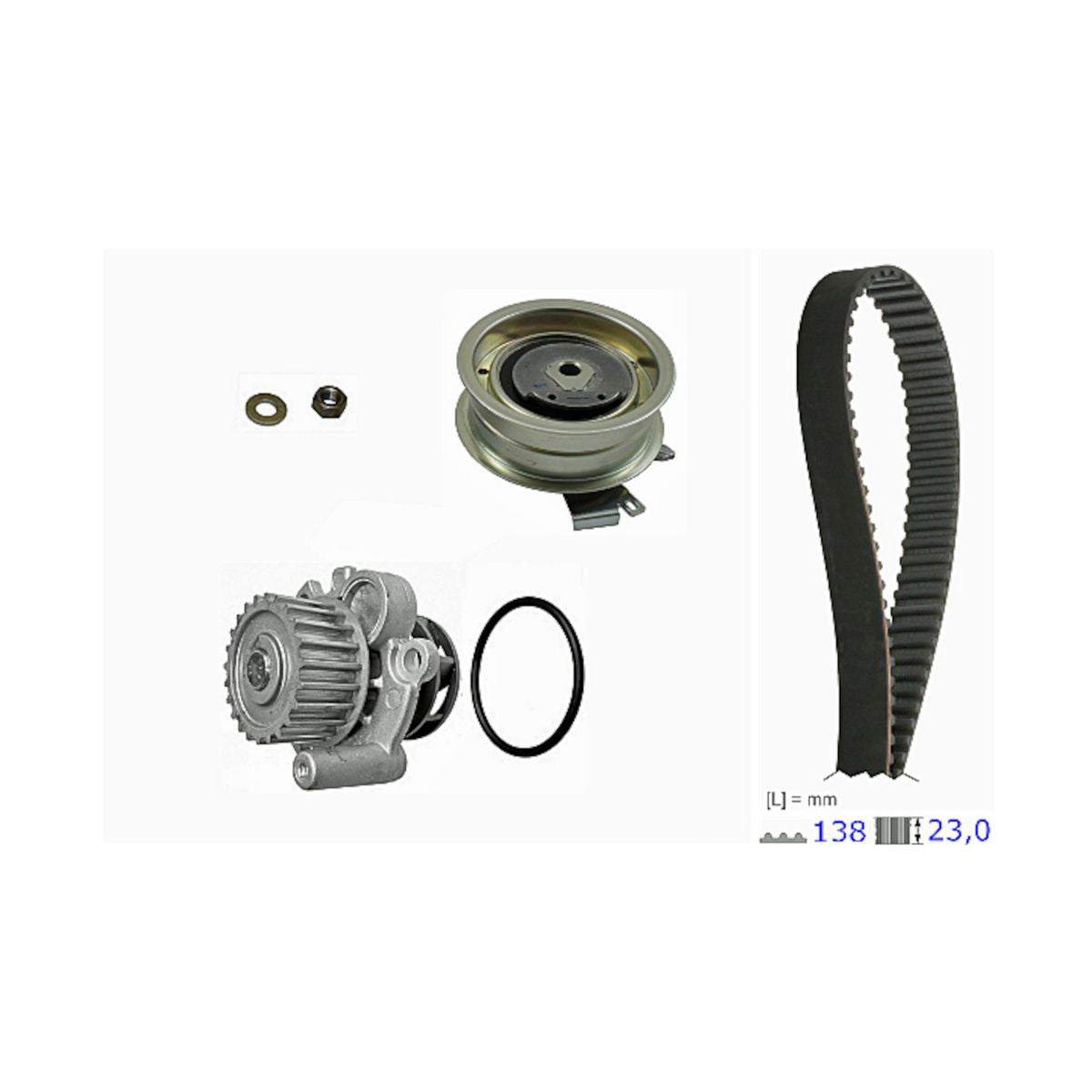 INA Water Pump & Timing Belt Kit 530 0171 30