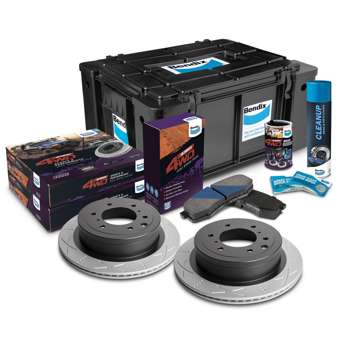 Bendix Ultimate 4x4 Brake Upgrade Kit U4WD-BUK82