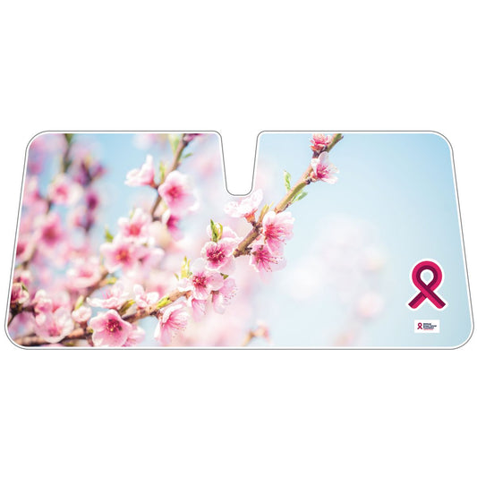 Pink Ribbon Pink Ribbon Front Sunshade Universal WSBPR-ASSFR
