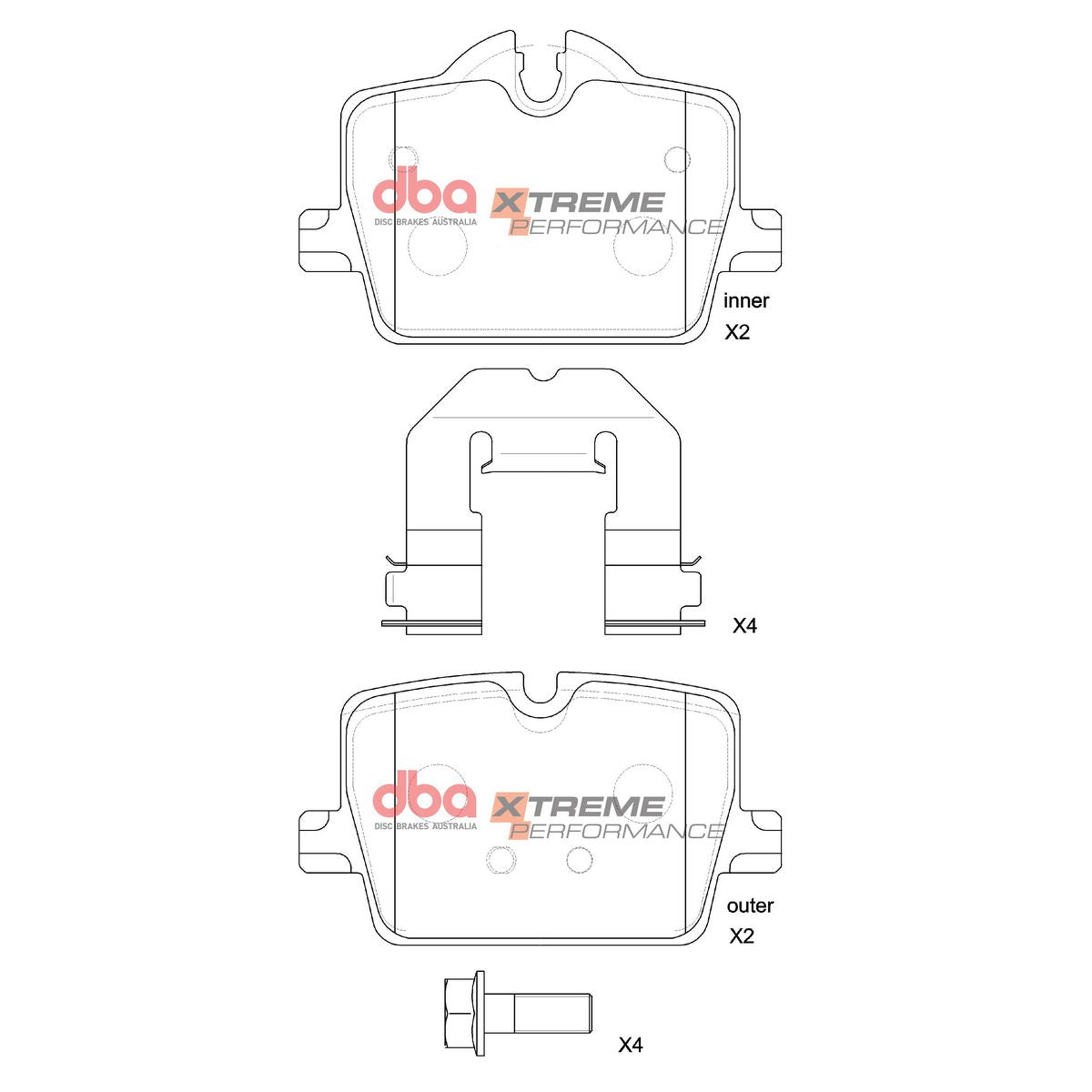 DBA Street Series Brake Pad Set DB15190XP