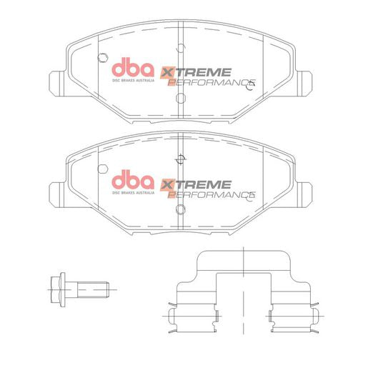 DBA Xtreme Performance Brake Pad Set DB15024XP