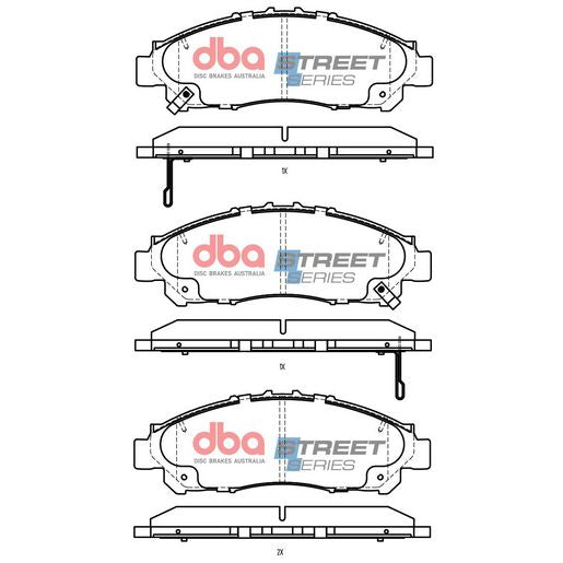 DBA Street Series Brake Pad Set  DB15051SS