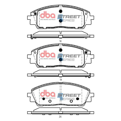 DBA Street Series Brake Pad Set  DB15073SS