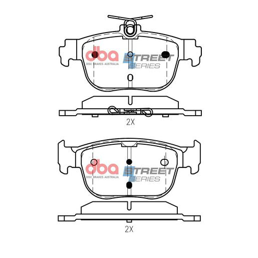 DBA Street Series Brake Pad Set  DB15092SS