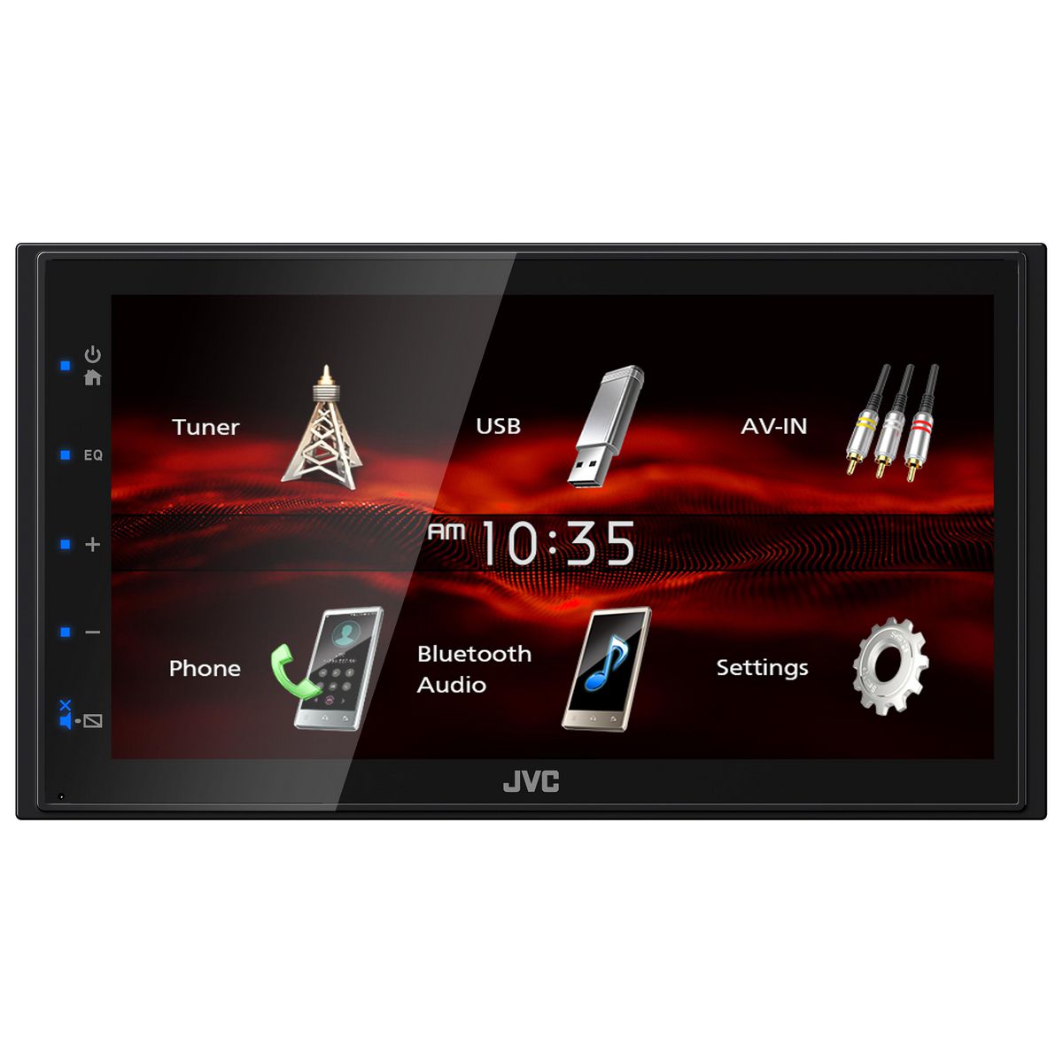 JVC 6.8in. Touchscreen Head Unit W/Bluetooth/USB KW-M180BT