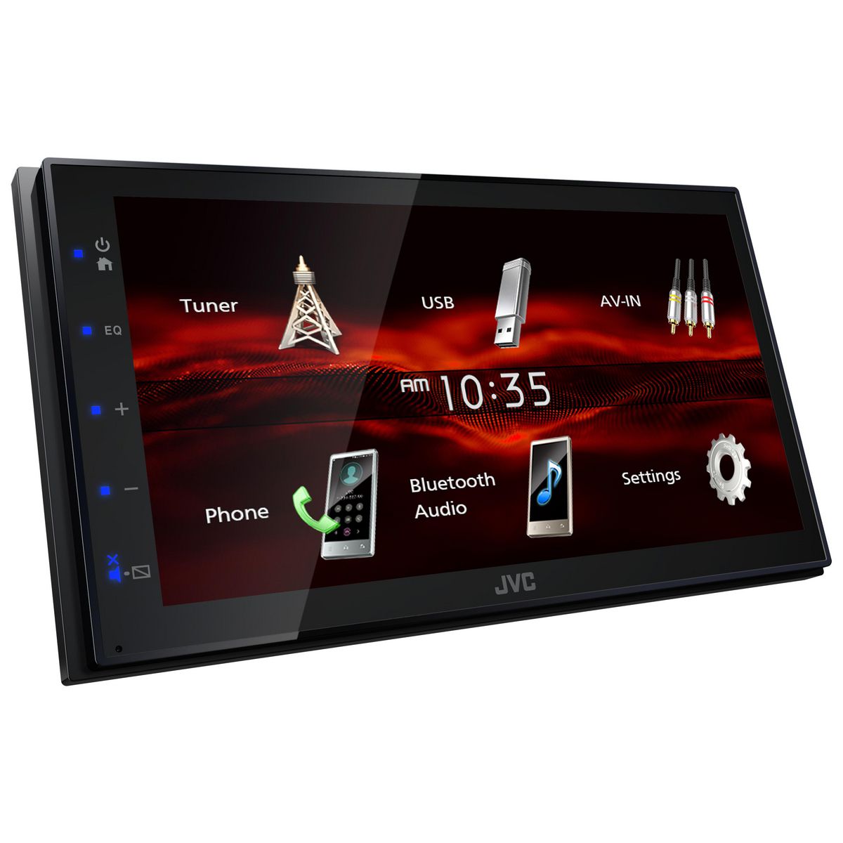 JVC 6.8in. Touchscreen Head Unit W/Bluetooth/USB KW-M180BT