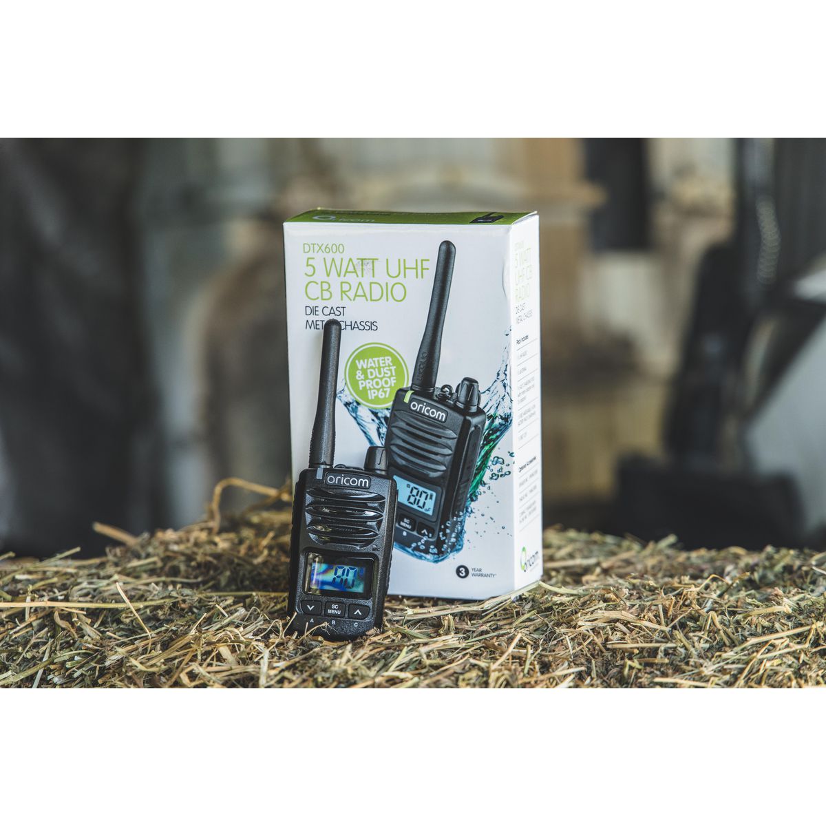 Oricom Waterproof IP67 Portable 5W UHF CB Radio DTX600