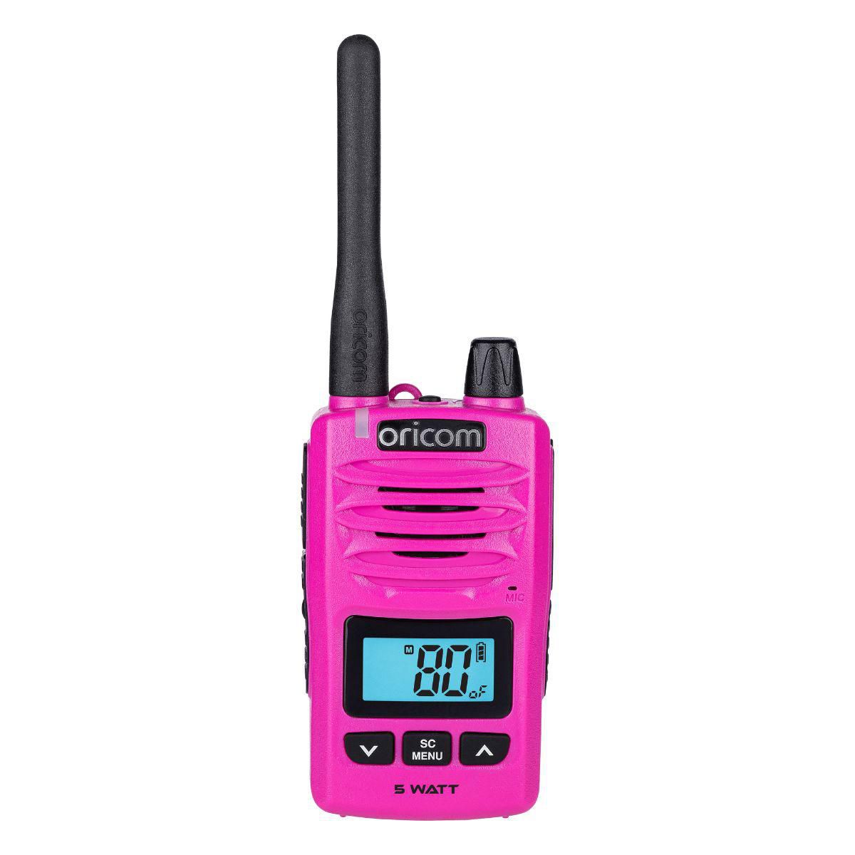 Oricom Waterproof IP67 Portable 5W UHF CB Radio Pink DTX600PNK