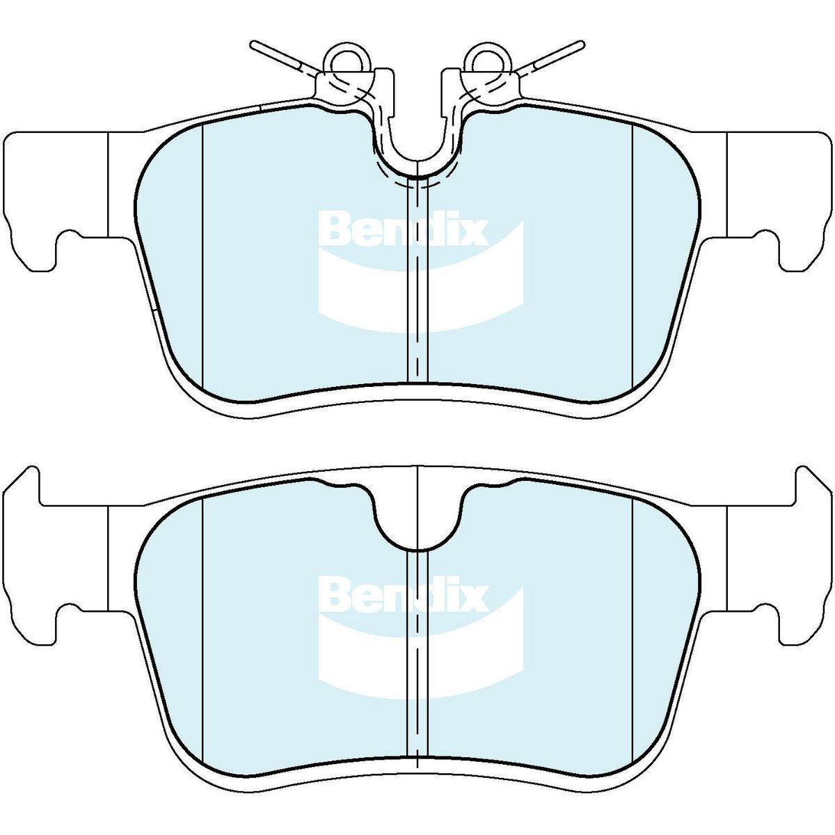 Bendix Euro+ Disc Pad Set DB2718 EURO+
