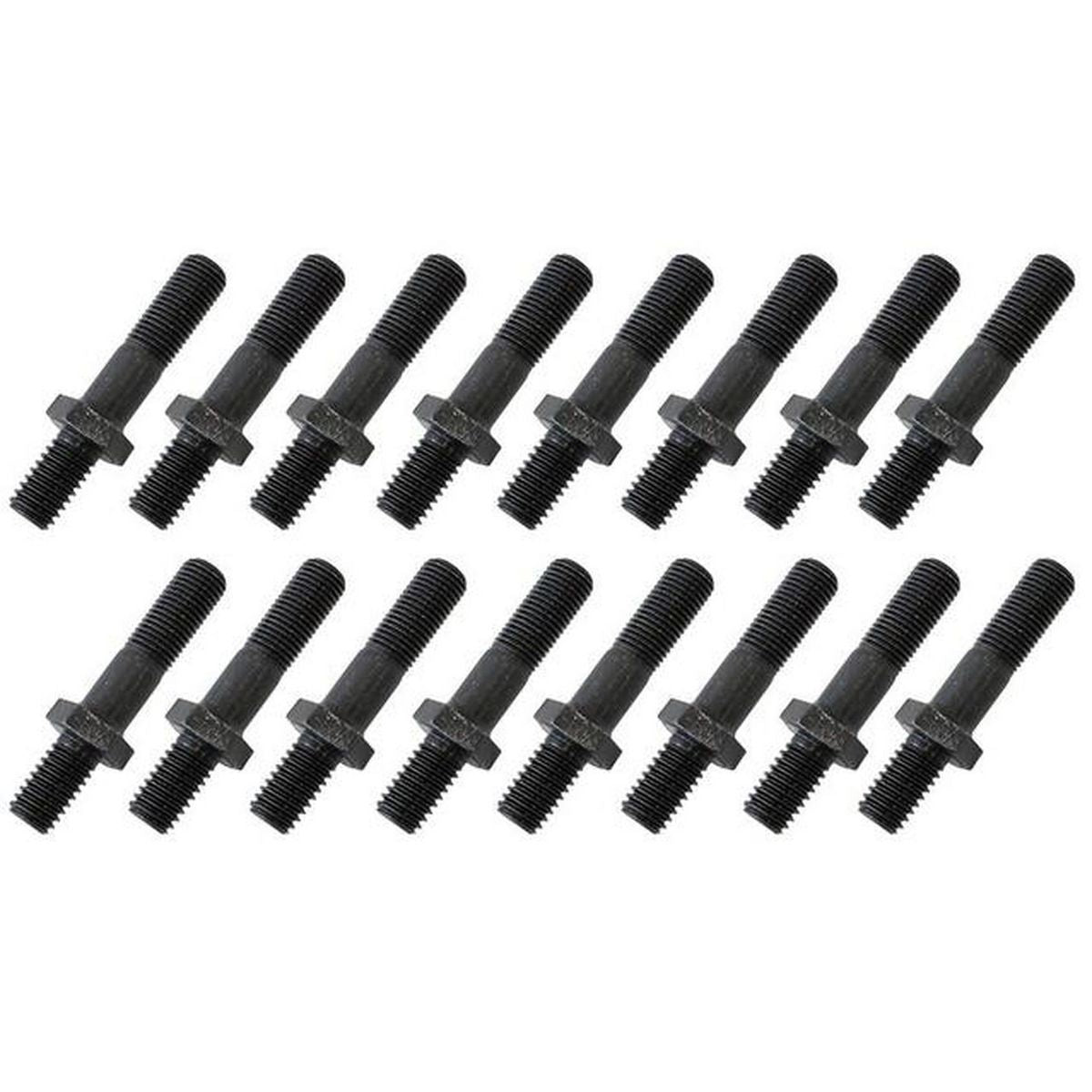 Aeroflow AF59-4276 Replacement 7/16 Rocker Studs 16 Pcs Uhl Height Fits BBC