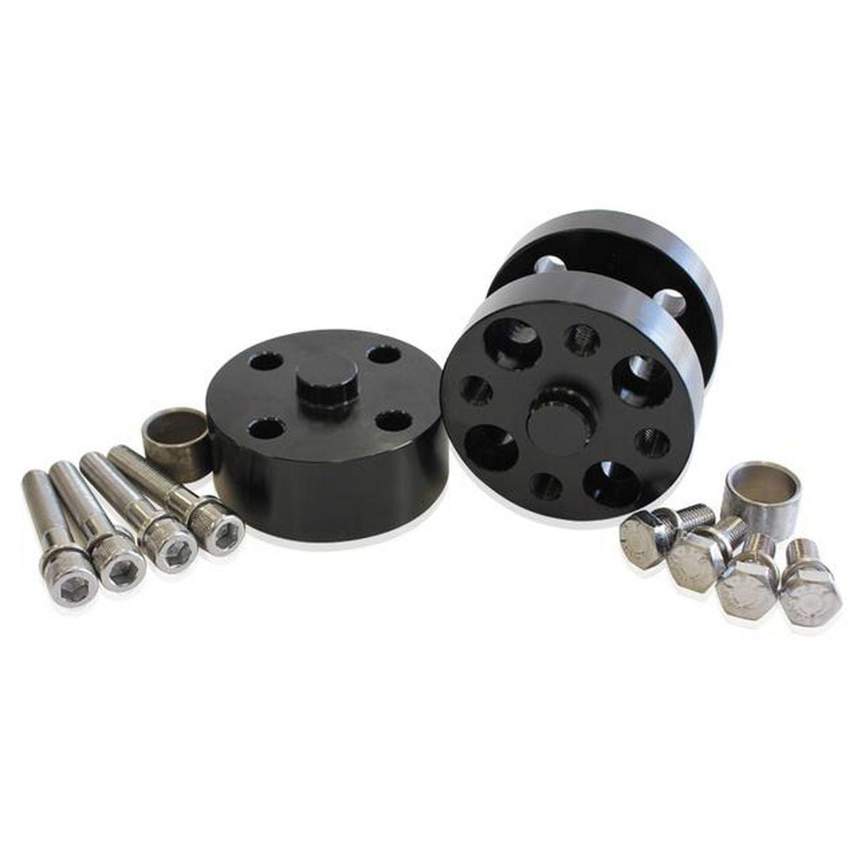 Aeroflow AF64-3040 Water Pump FAN Spacer Kit 1" Black Suits 5/8 or 3/4 Centre