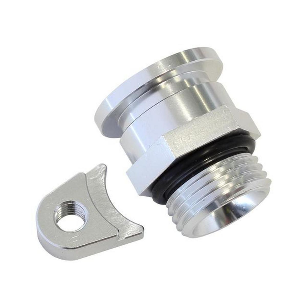 Aeroflow AF64-2200S Standard Fuel Regulator Adapter Silver Fits Holden V8