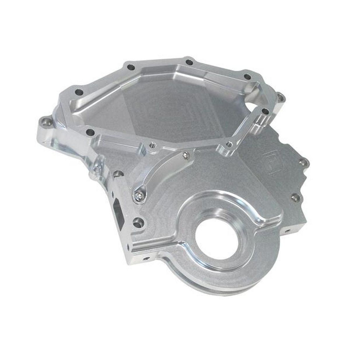 Aeroflow AF64-4358S Billet Timing Cover Silver Fits Holden 304 308