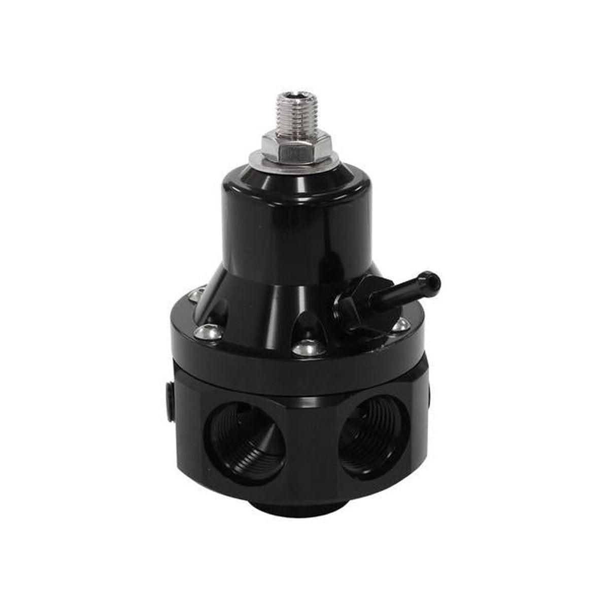 Aeroflow AF66-2060 4 Port Fuel Pressure Regulator Black (2000+ Hp)