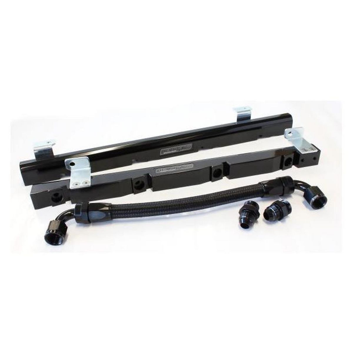 Aeroflow AF64-2008BLK Fuel Rail Kit Black Fits Holden 5L EFI