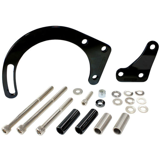 Aeroflow Low Mount Alternator Bracket Black AF64-4010BLK