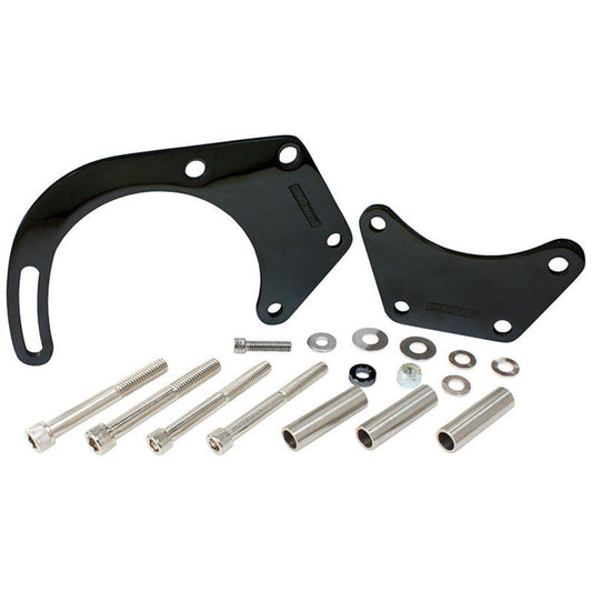 Aeroflow Low Mount Alternator Bracket Black AF64-4017BLK