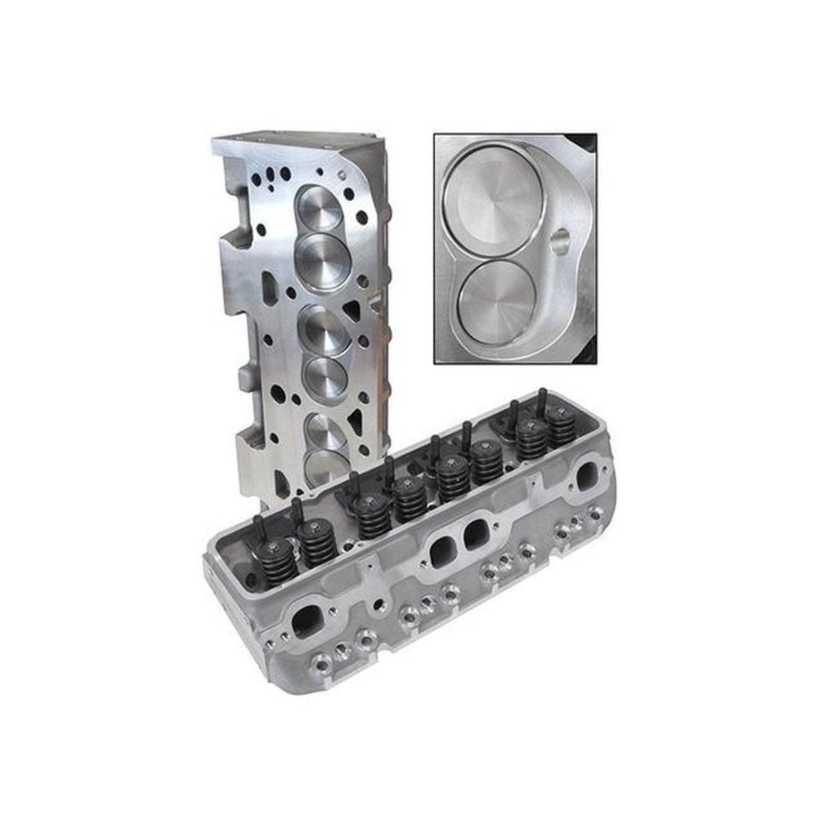 Aeroflow AF95-2350 Alloy Cylinder Heads 200cc Fits SBC 350 400