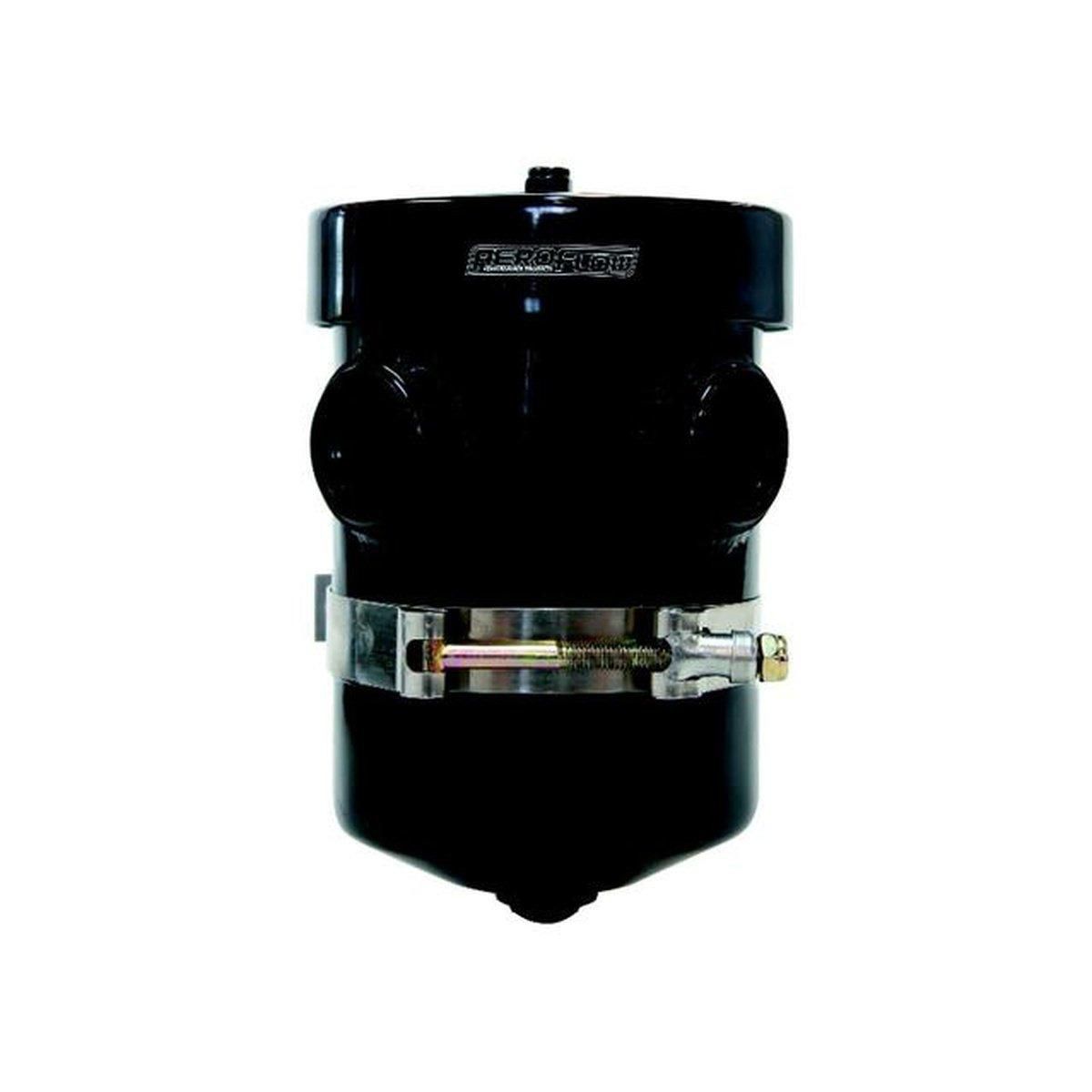 Aeroflow AF77-1019BLK Dry Sump / Breather Tank, Internal Baffling CAN Vent To Atmo