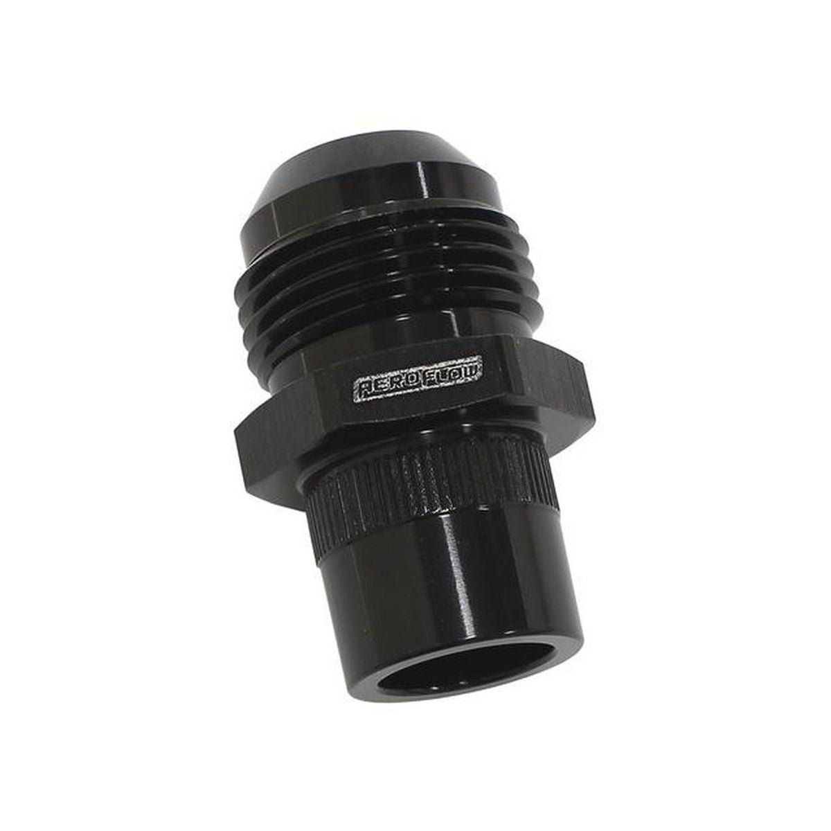 Aeroflow AF708-12-03BLK Press In Cover Breather Adapter -12AN Suits RB26 Covers
