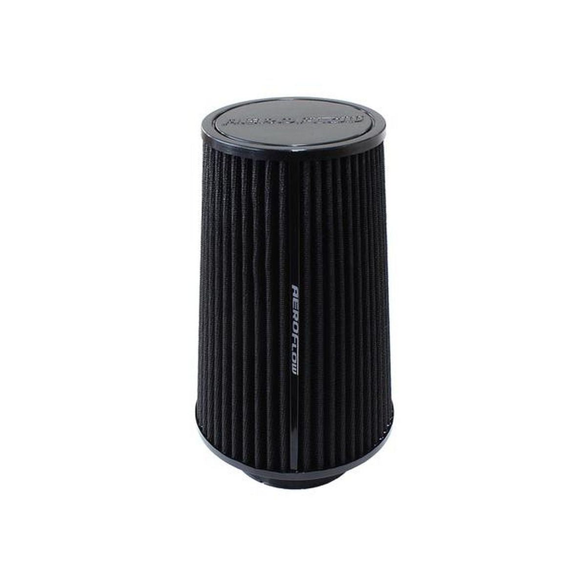 Aeroflow AF2711-0920 3-1/2" Clamp-On Tapered Filter 4.6-6.1" OD, 9.1" High Black