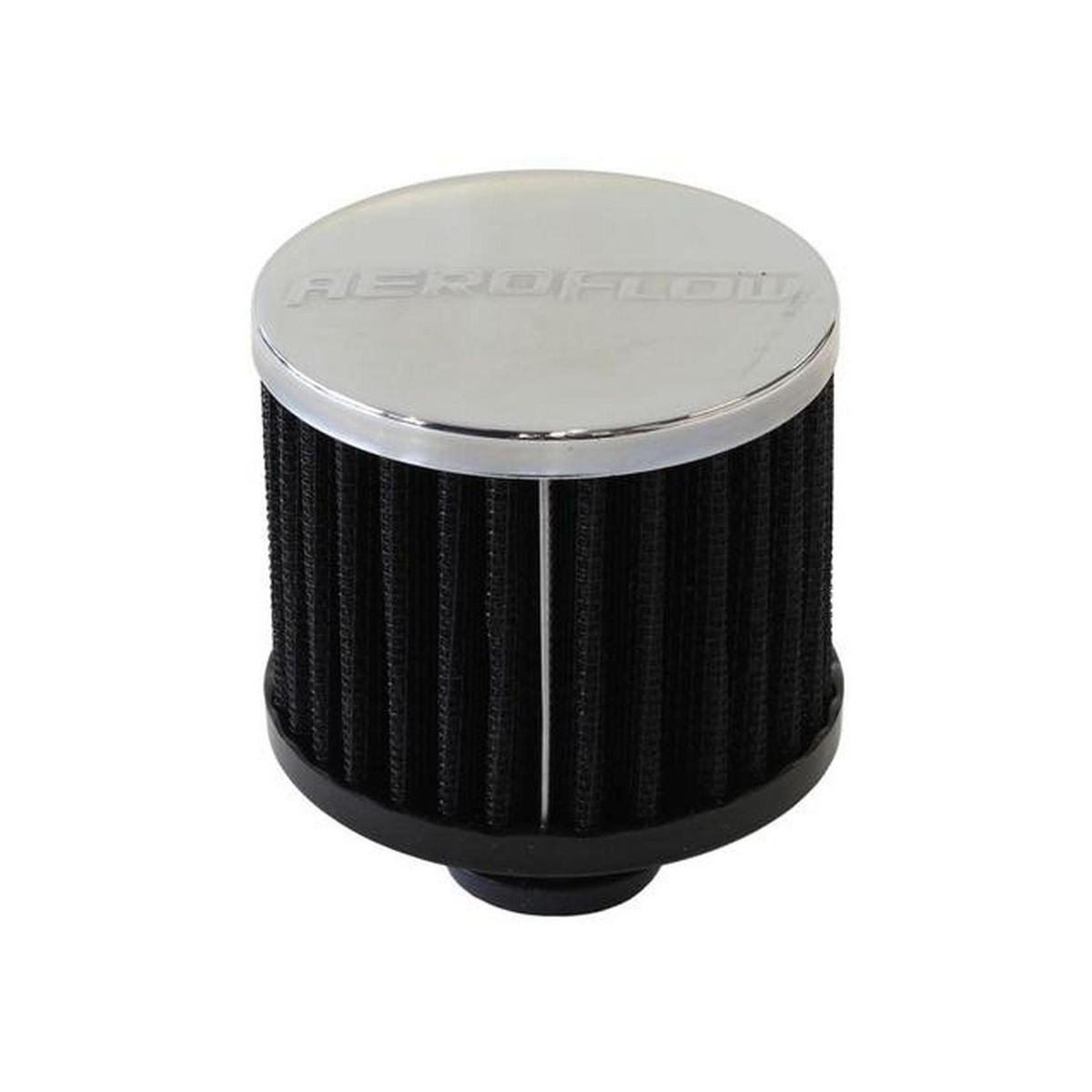 Aeroflow AF2871-1490 1-1/4" Push In Breather Filter3" OD, 2-1/2" High,Chrome Top