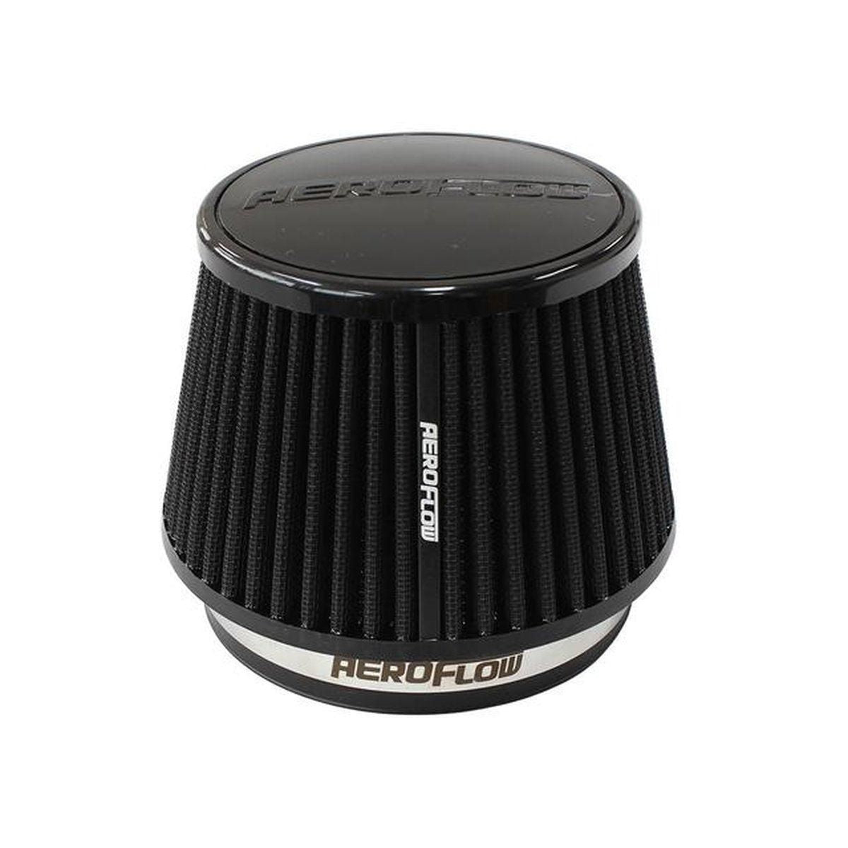 Aeroflow AF2711-5163 5" Clamp-On Tapered Filter 4.6-6.5" OD, 4.15" High Black