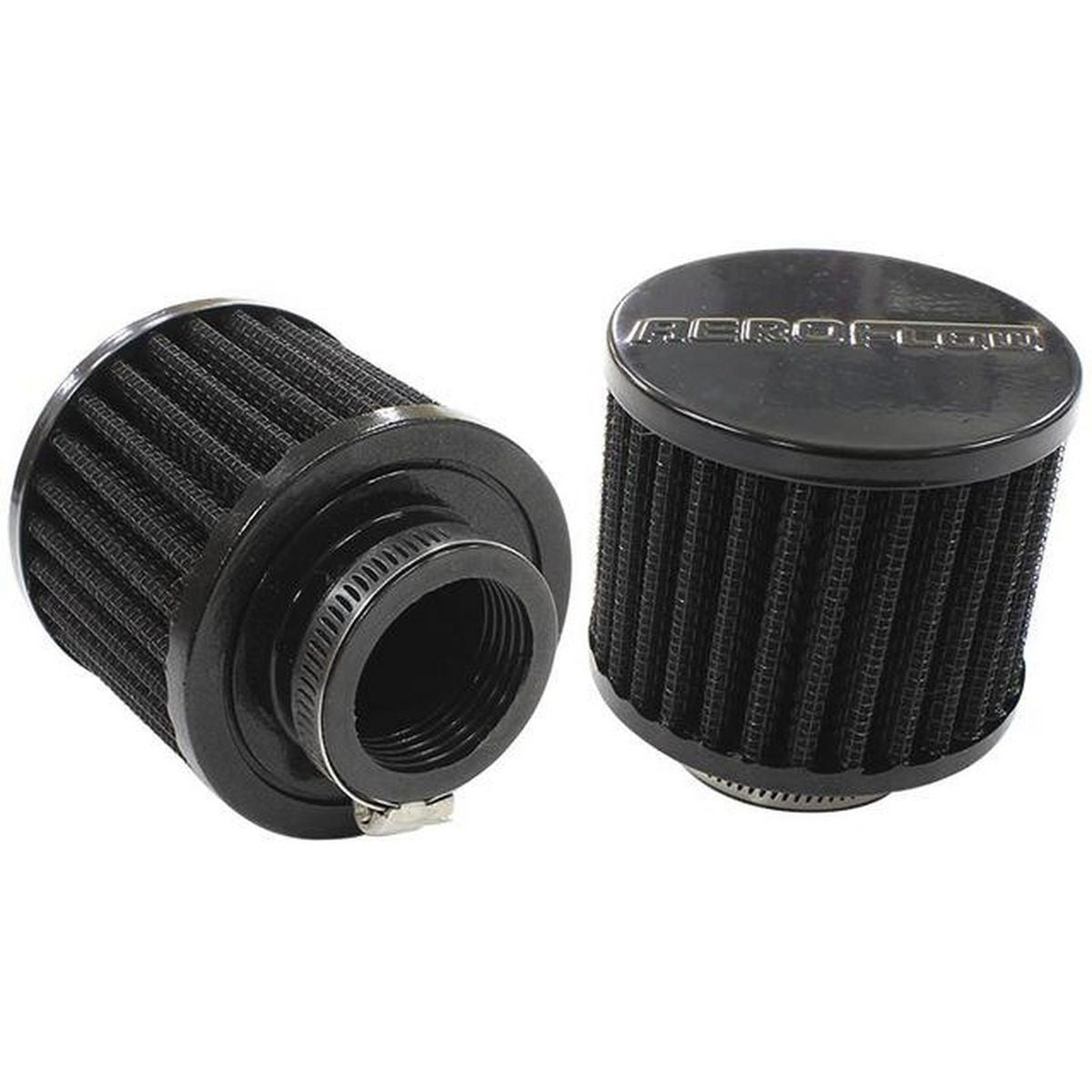 Aeroflow AF2271-1460 1-1/2" Univ Clamp On Filter 3" O.D,2-1/2" H, Black Top