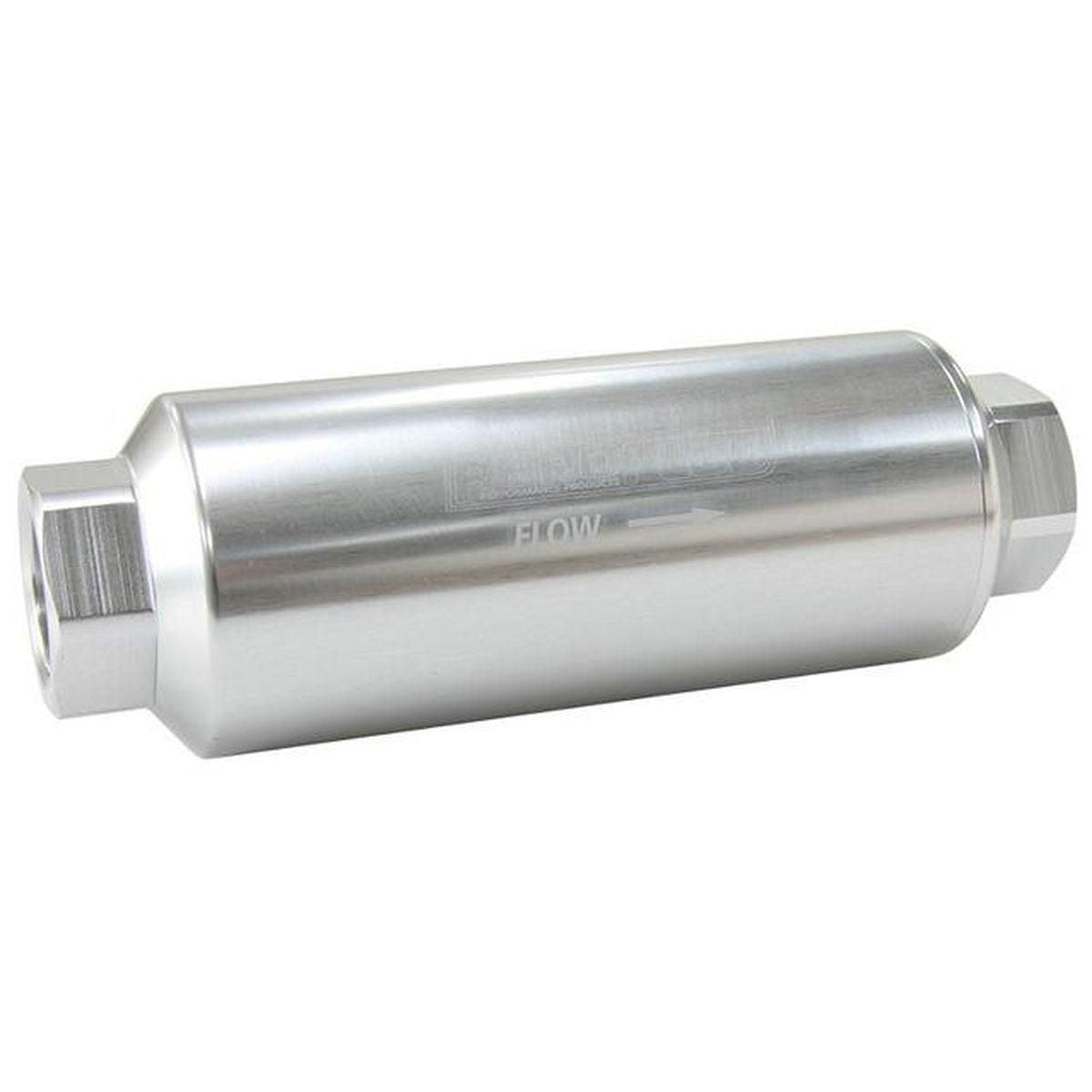 Aeroflow AF66-2044S-10 Pro Filter 10 Micron Silver Female-12ORB 2"x5.5"
