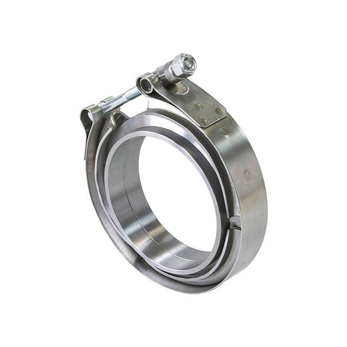 Aeroflow 2.25" V Band Clamp Kit 2X Weldrings & 1 X Stainless Clamp
