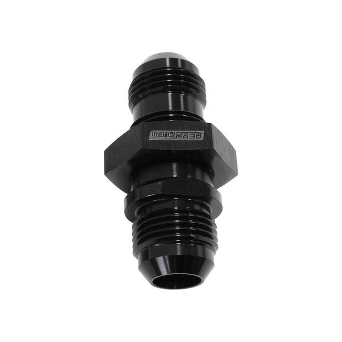 Aeroflow Billet Bulkhead Insert -8AN Black