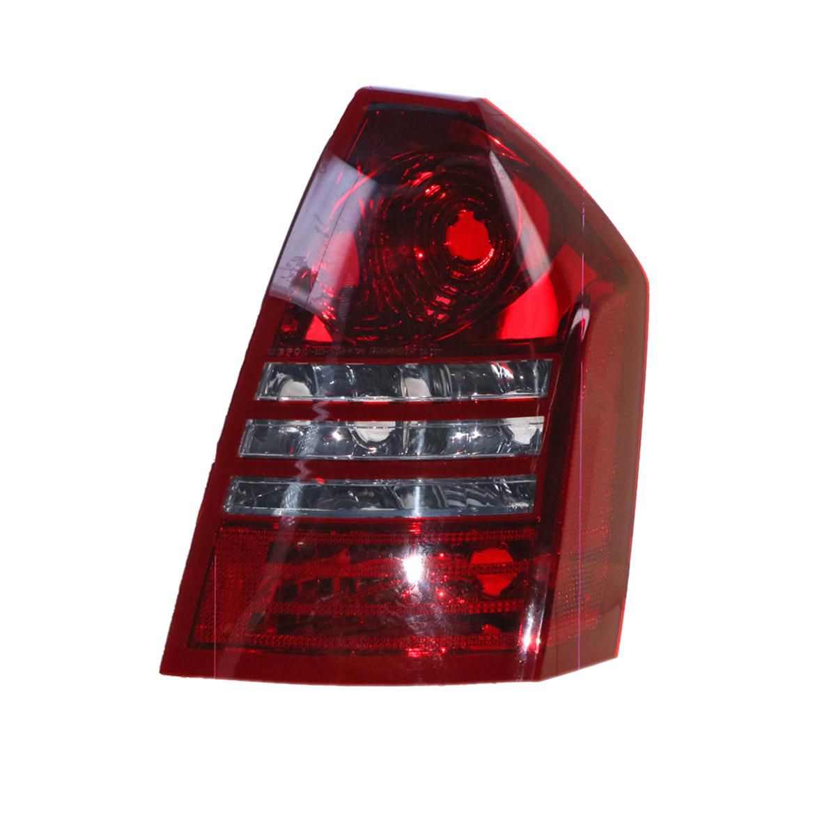 APG All Crash Black Red/Clear Tail Lamp Drivers Side Aftermarket Suits Chrysler 300C 300C 2005 to 2008 ICA-21040RH