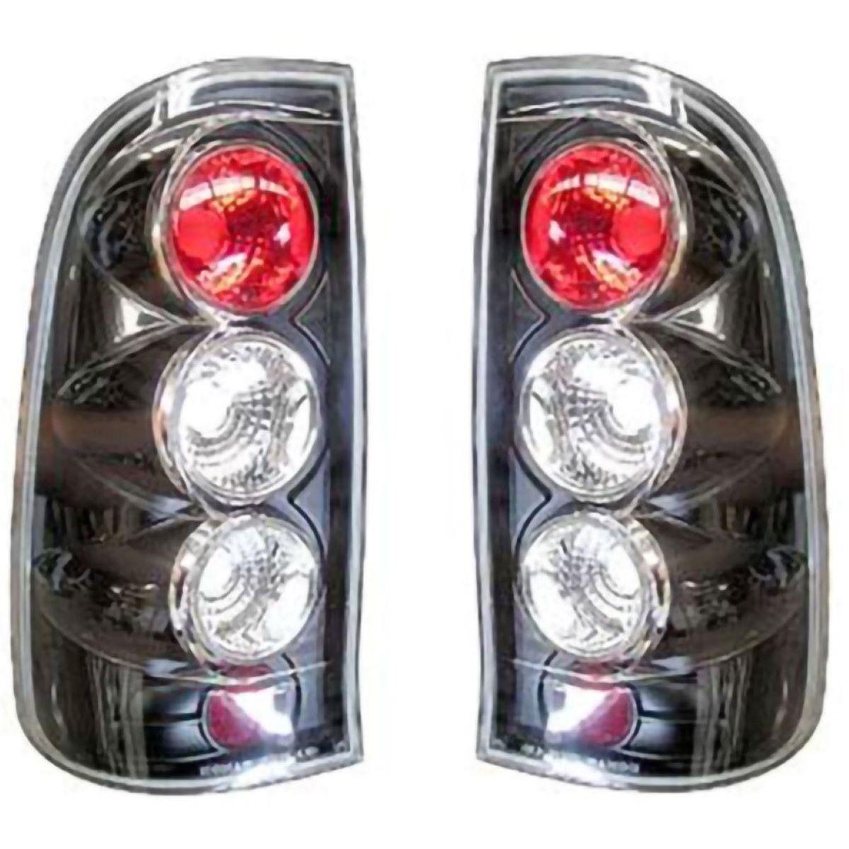 APG All Crash Black Performance Tail Lamp Aftermarket suits Toyota Hilux Style Side 2005 to 2011 TIM-21043