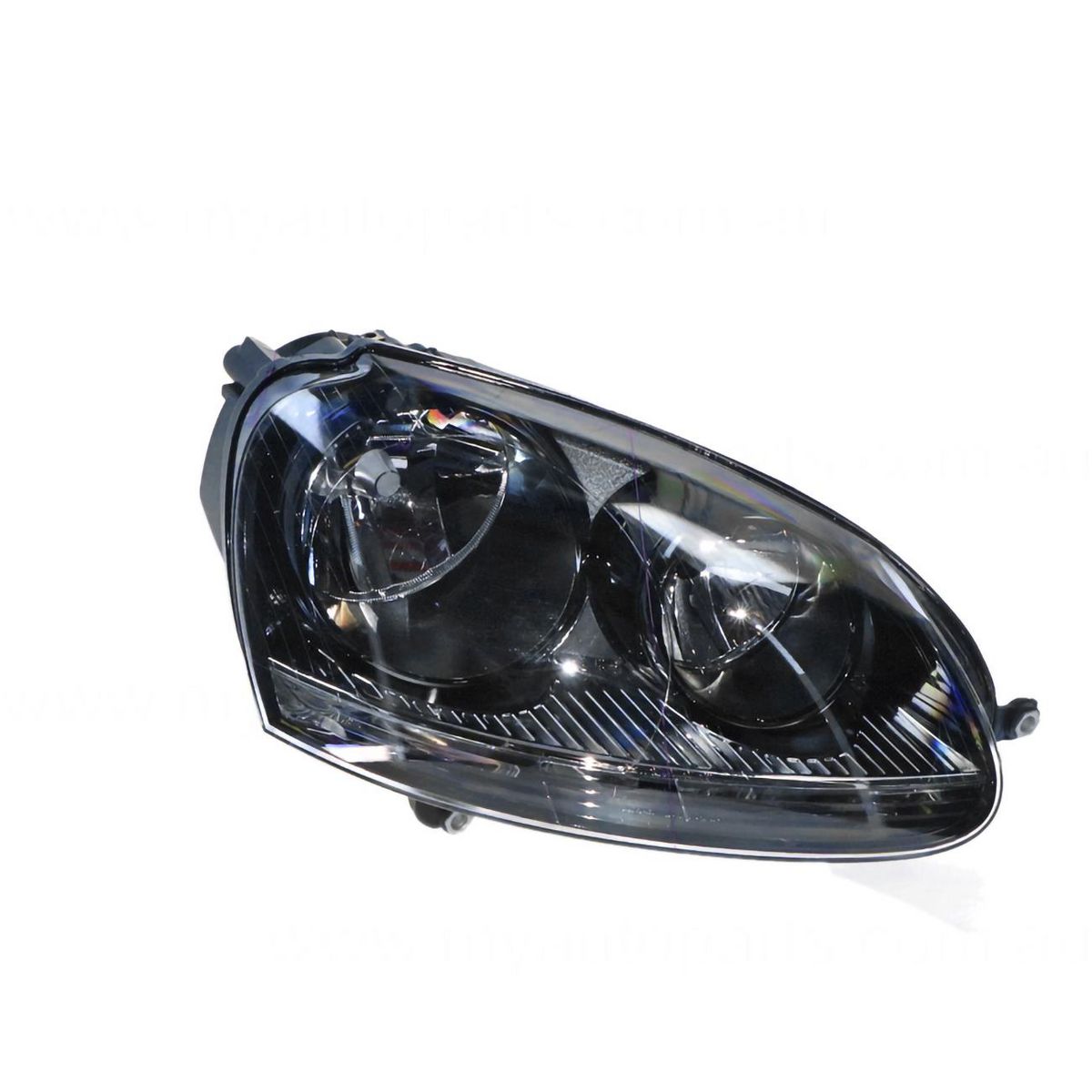 APG All Crash Black Head Lamp Drivers Side Certified Suits Volkswagen Golf MK 5 2004 to 2009 VGF-21034RHQ