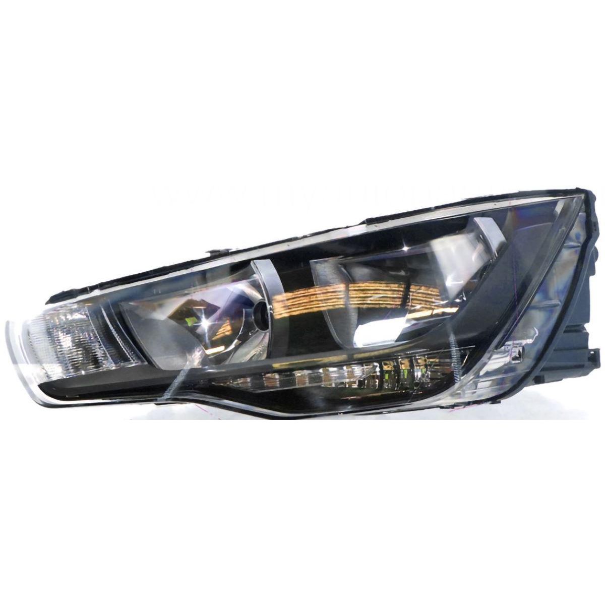 APG All Crash Halogen Head Lamp Passenger Side Certified Suits Audi A1 8X 2010 to 2015 UAAA-21030LHQ
