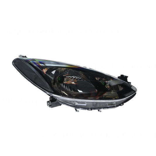 APG All Crash Halogen Manual Adjust Head Lamp Drivers Side Certified Suits Mazda 2 DE 2007 to 2014 MDG-21031RHQ