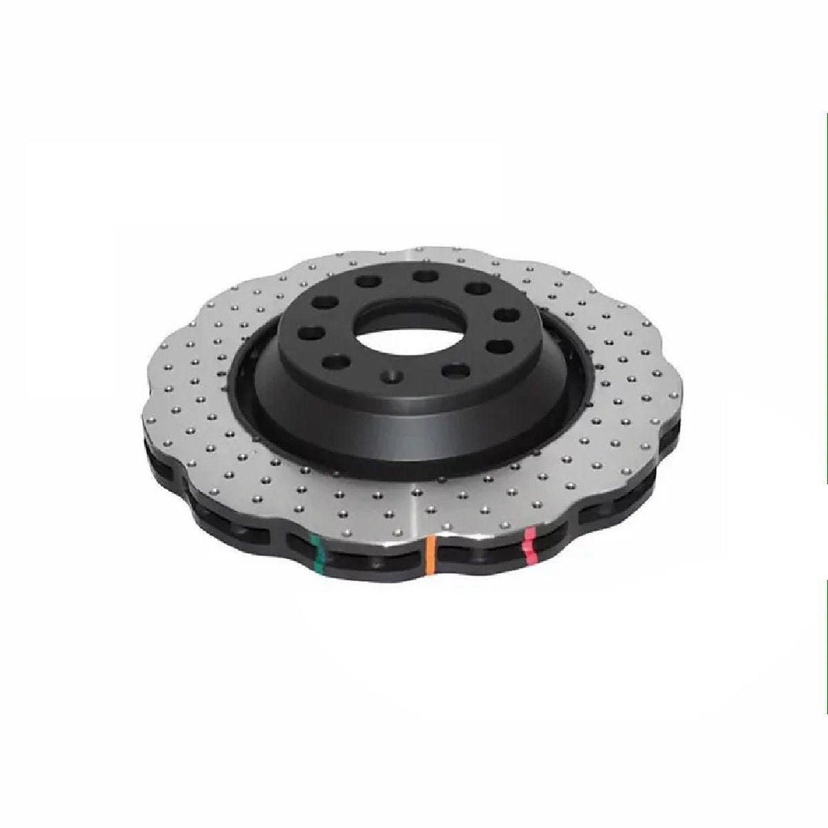 DBA XD 4000 Drilled Dimpled Wave Brake Rotor Single 312mm Front DBA42806WXD