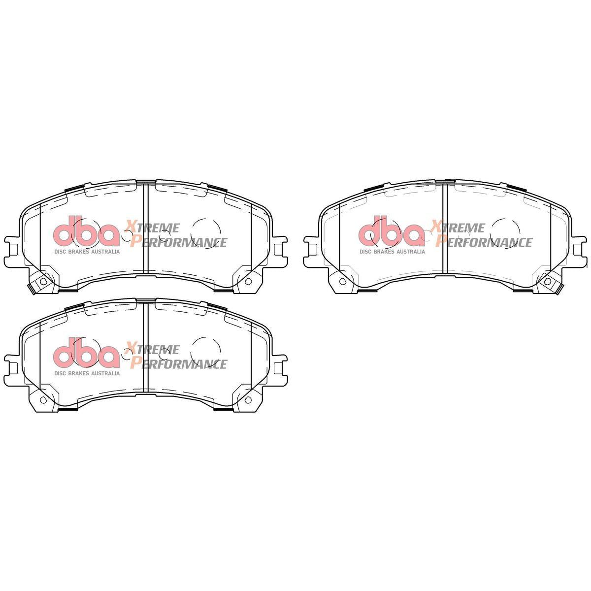 DBA Xtreme Performance Brake Pad Set Front DB15000XP
