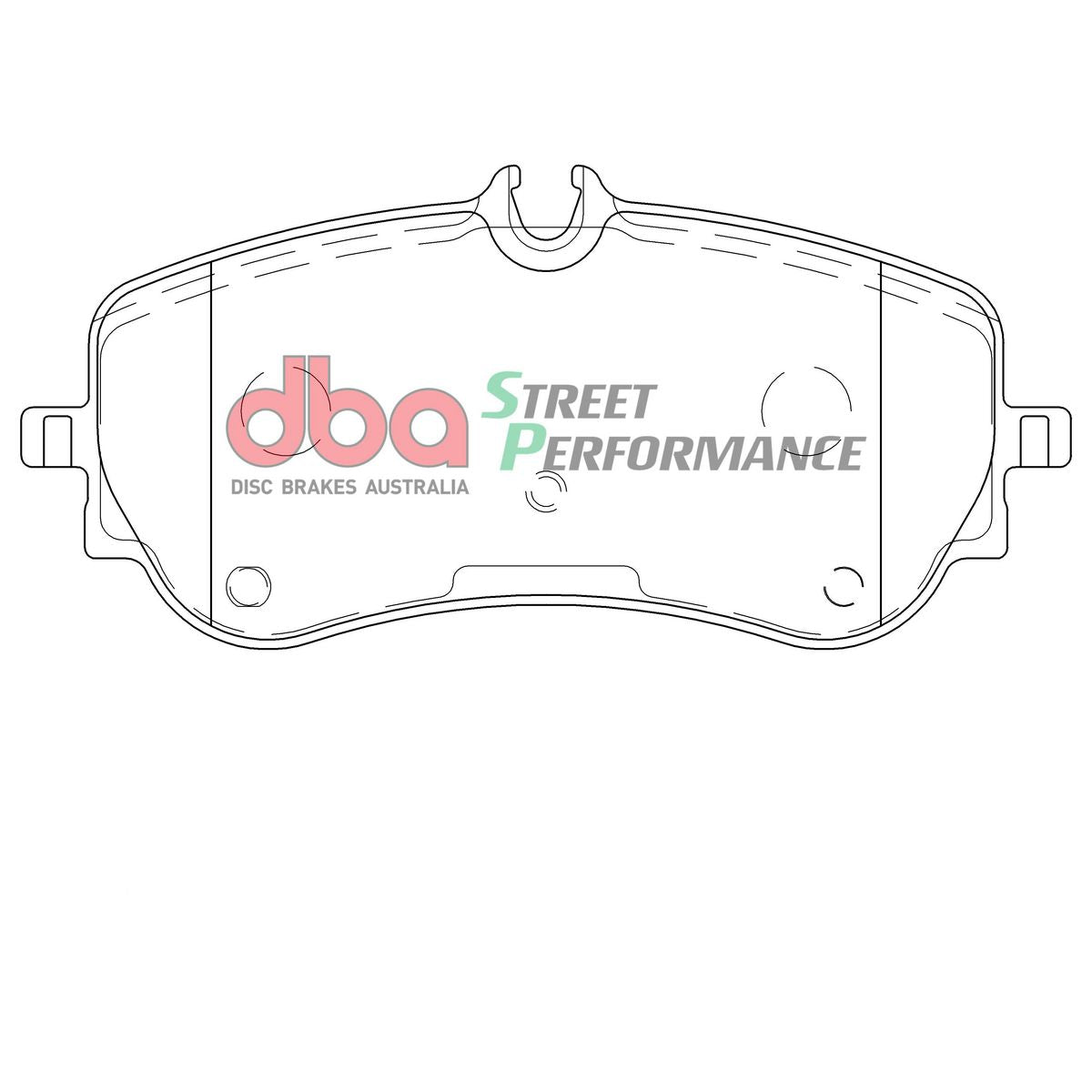 DBA Street Performance Brake Pad Set Rear DB1502SP