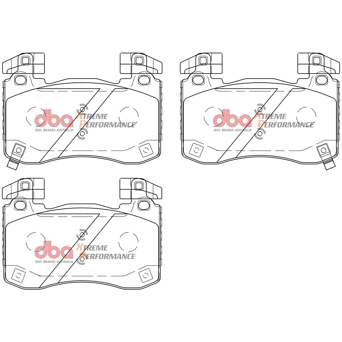 DBA Xtreme Performance Brake Pad Set Front DB1503XP